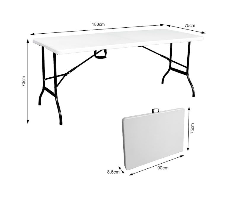 Table de réception rectangulaire 